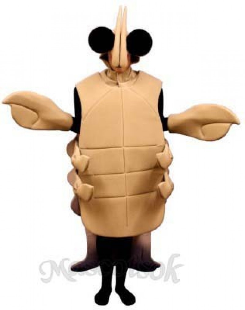 Tan Crayfish Mascot Costume