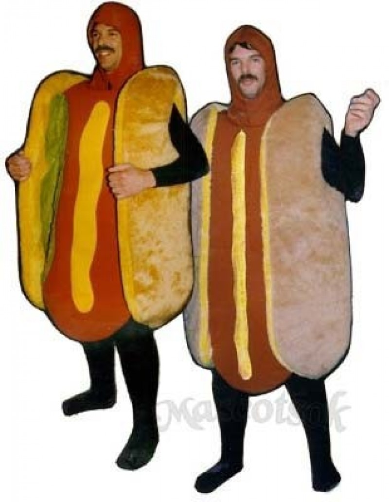 Hot Dog Mascot Costume