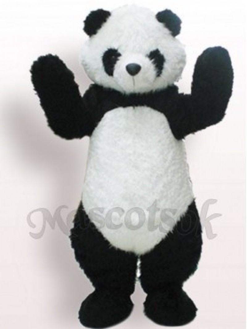 Black And White Panda Plush Adult Mascot Funny Costume