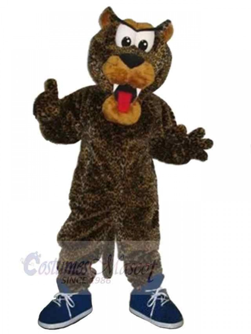 Leopard mascot costume