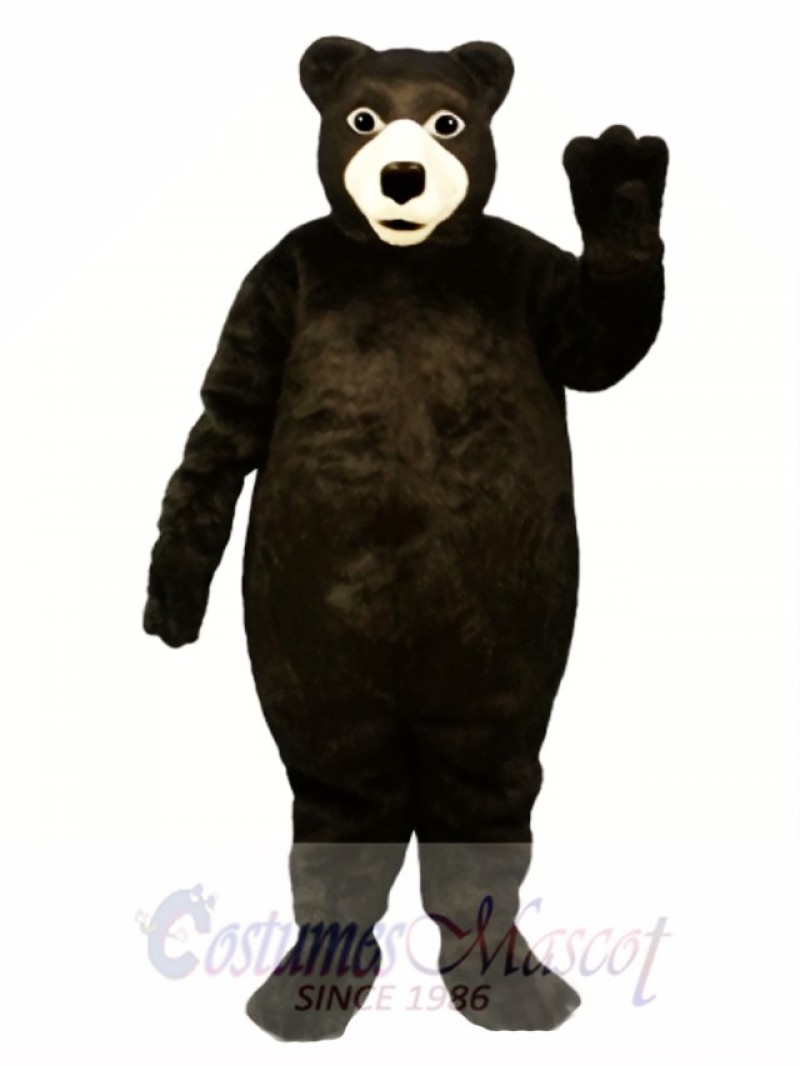 Fat Brown Bear Mascot Costume