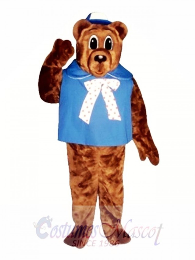 Baby Bear with Shirt & Hat Christmas Mascot Costume