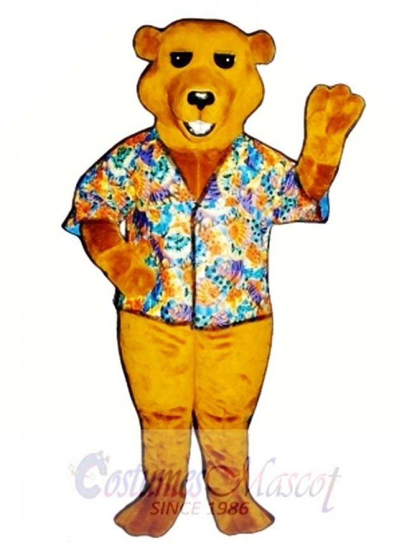 New Barry Bear with Shirt Mascot Costume