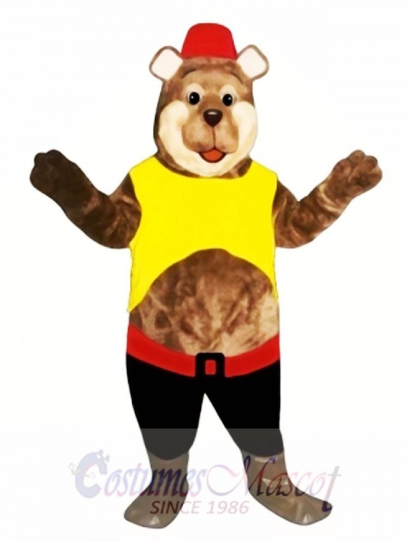 Good Ole Boy Bear Mascot Costume