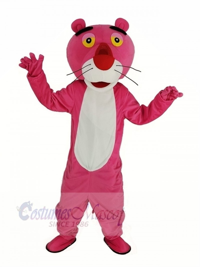 Pink Panther Mascot Costume