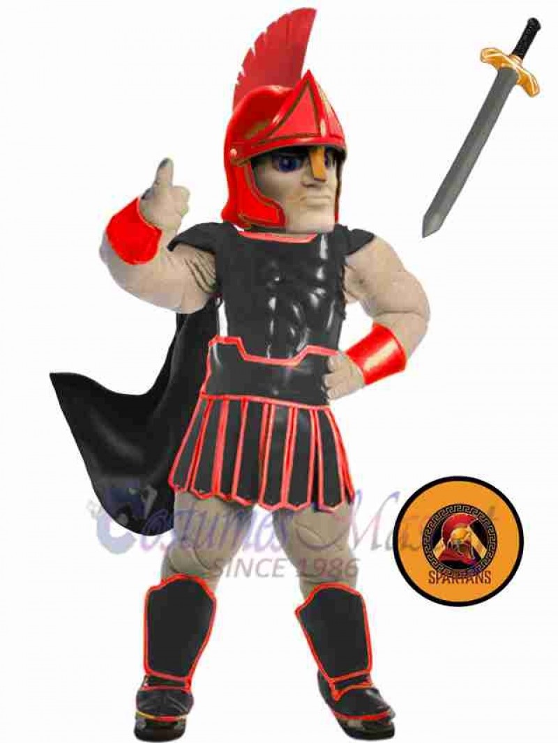 Spartan Trojan mascot costume