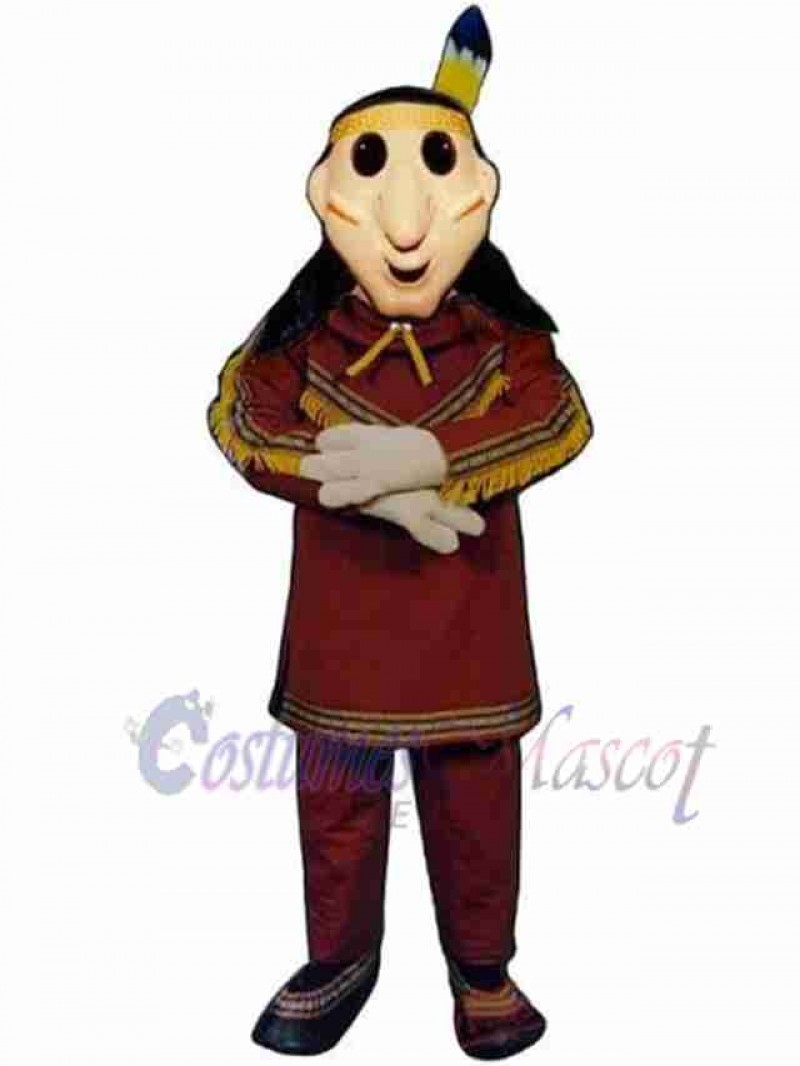 Indian The Brave Mascot Costume