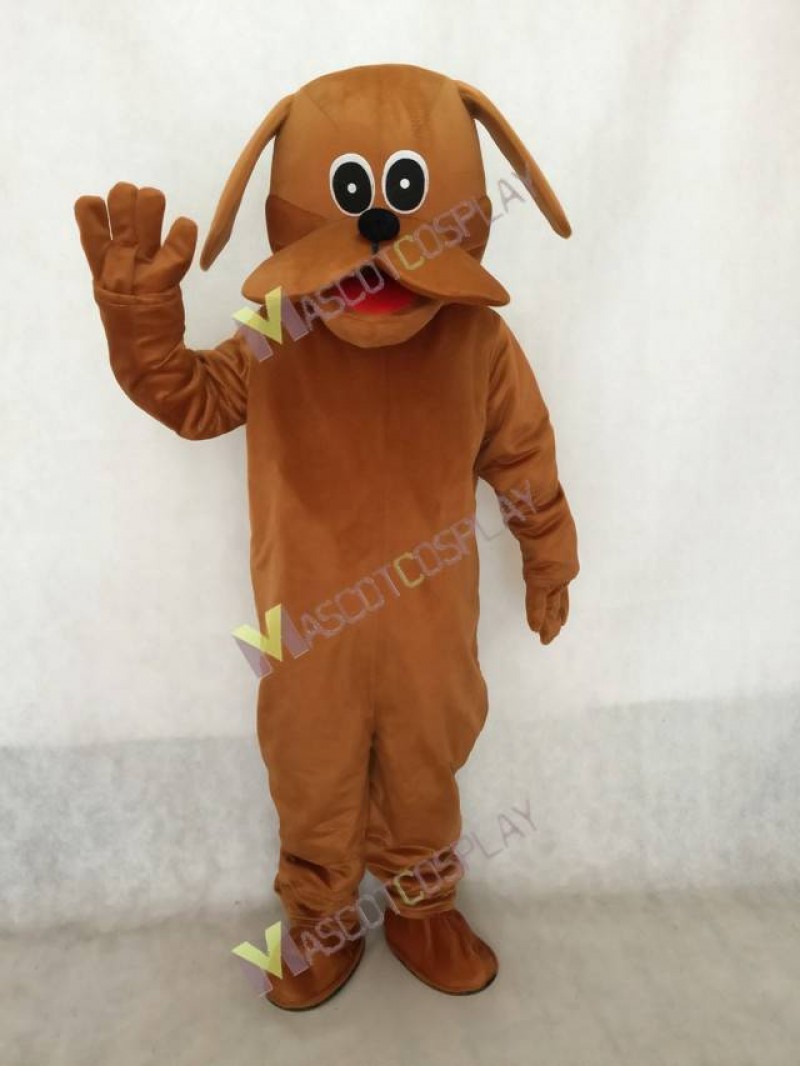 Brown Rooney Dog Mascot Costume