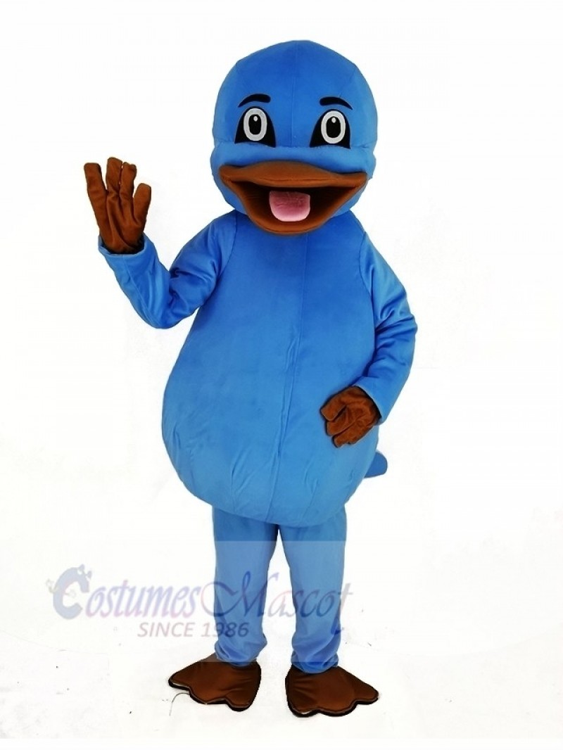 Light Blue Platypus Mascot Costume