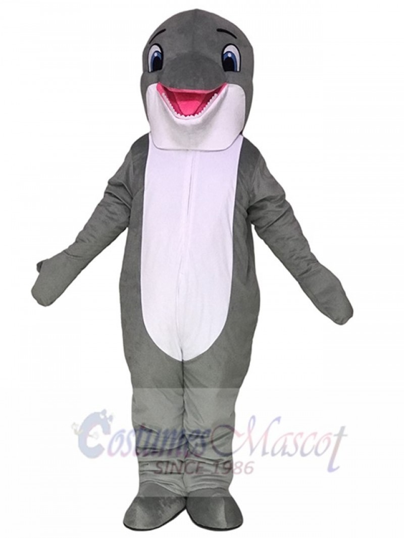 Lovely Grey Dolphin Mascot Costumes Sea Ocean 