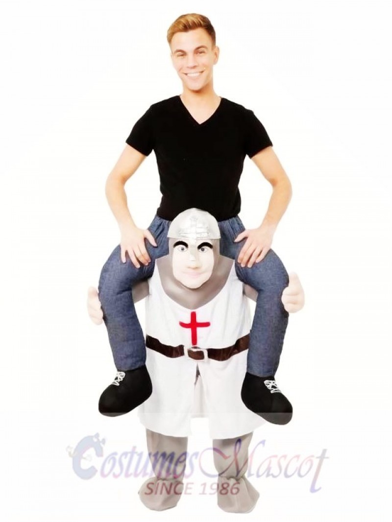 The Crusades Piggy Back Carry Me Mascot Costume Crusader Knight Fancy Dress