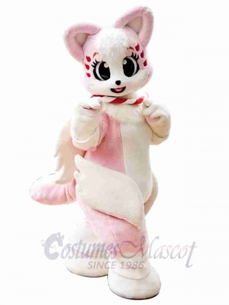 Pink Puppy Mascot Costume