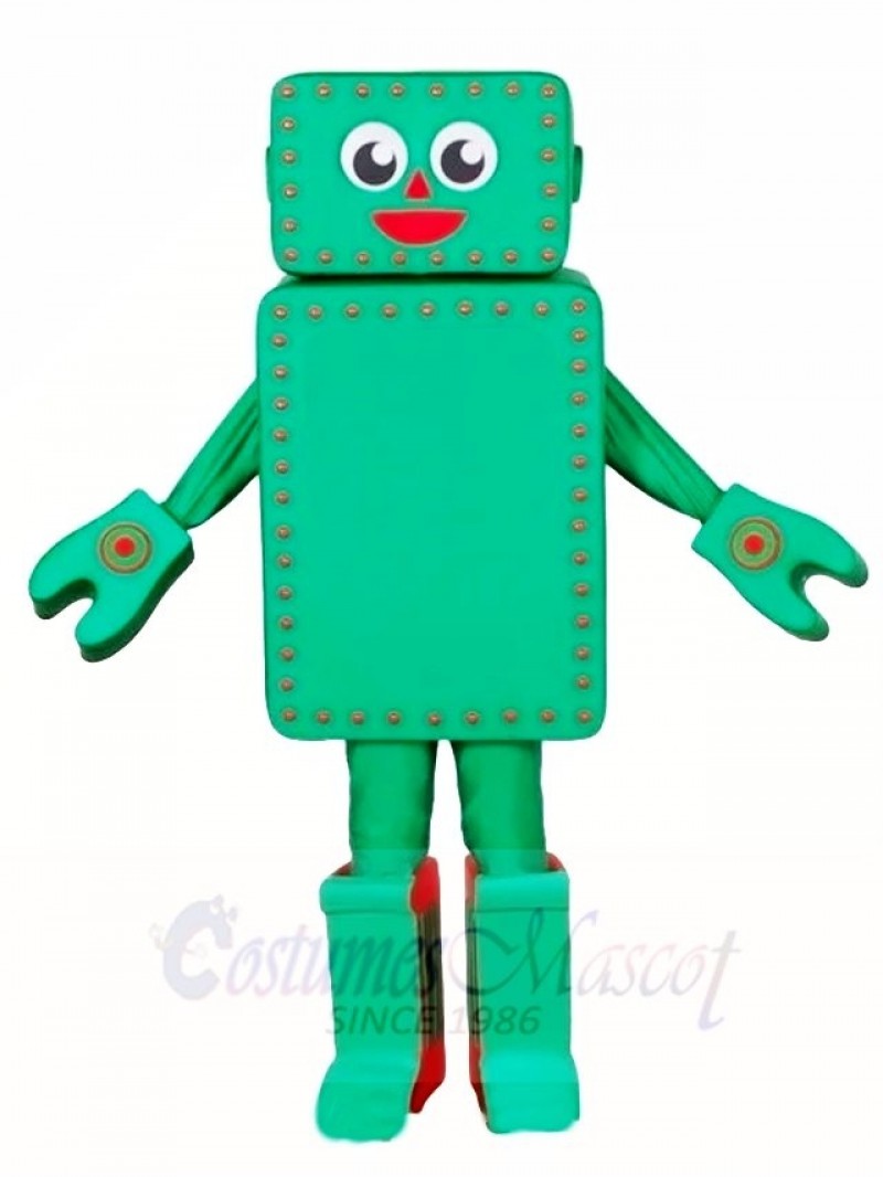 Green Robot Mascot Costumes 