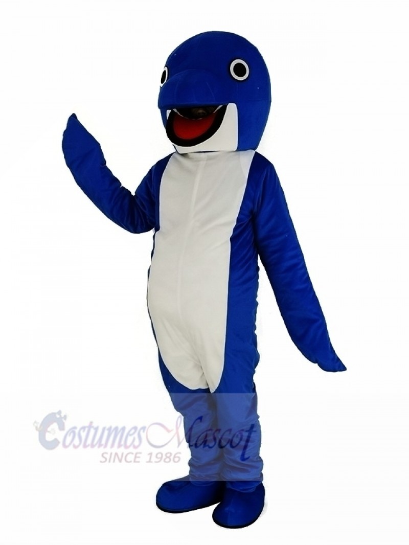 Cute Blue Whale Costume Mascot Animal