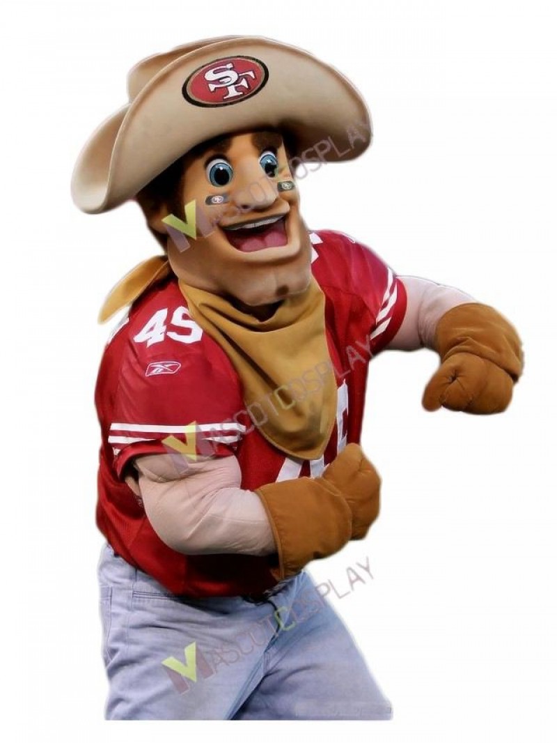 High Quality Adult Sourdough Sam 49ers Mascot Costume