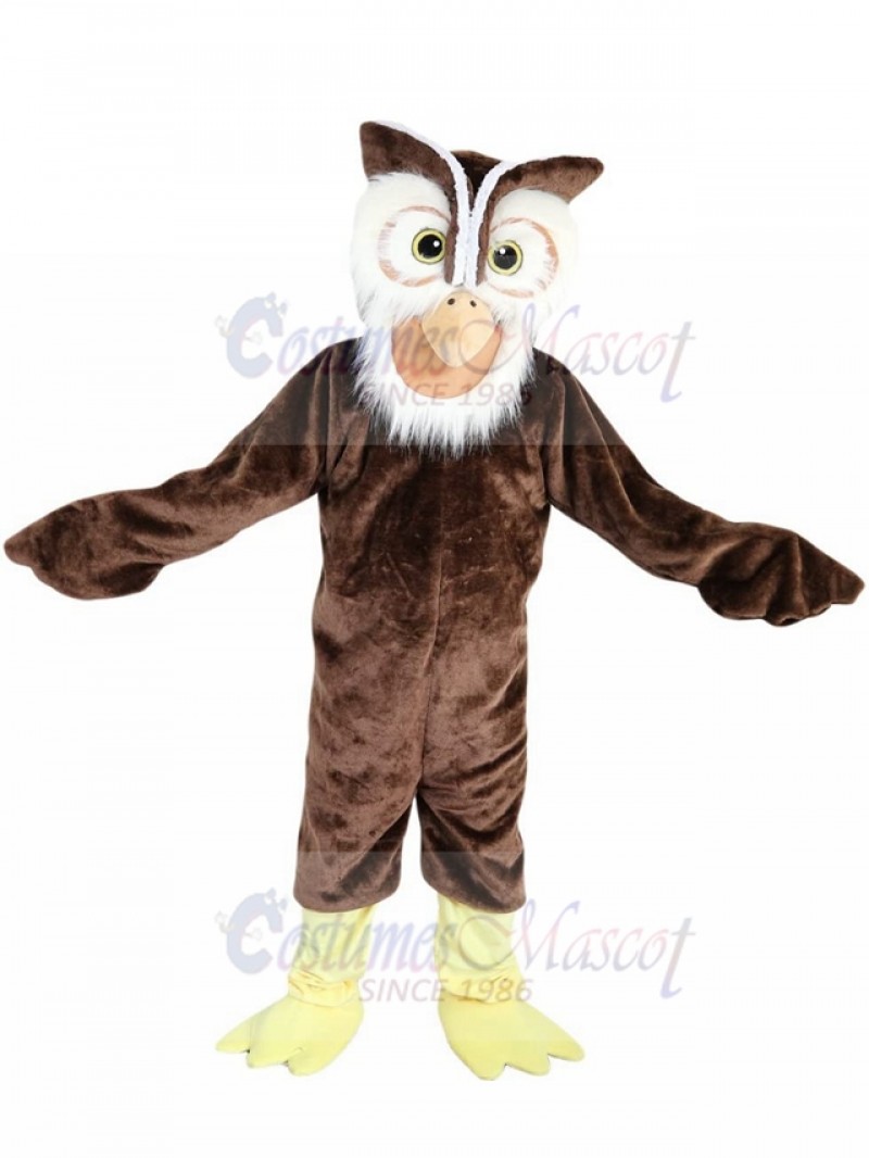 Brown Owl Mascot Costume