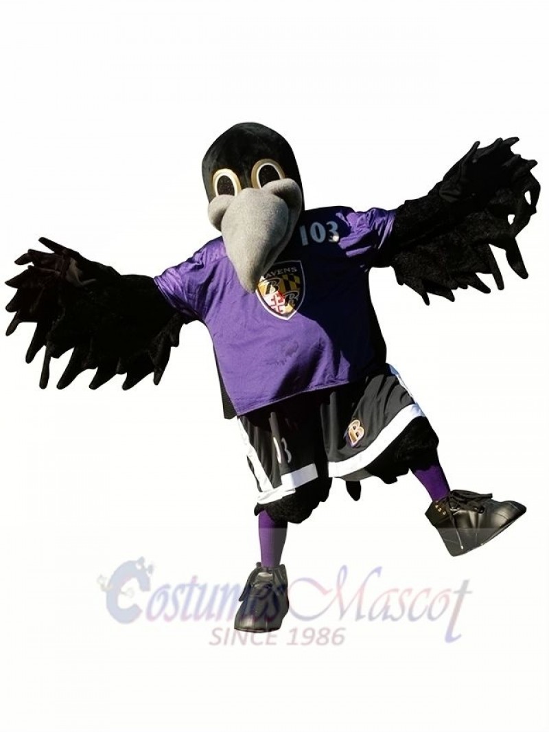 Sporty Lightweight Raven Mascot Costume 