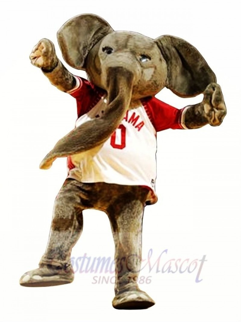 Sporty Elephant Mascot Costume 