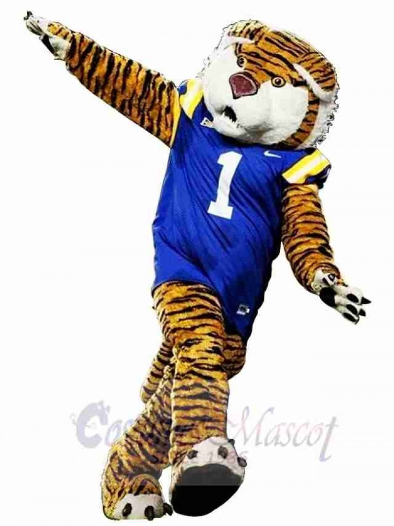 Sporty Tiger Mascot Costume