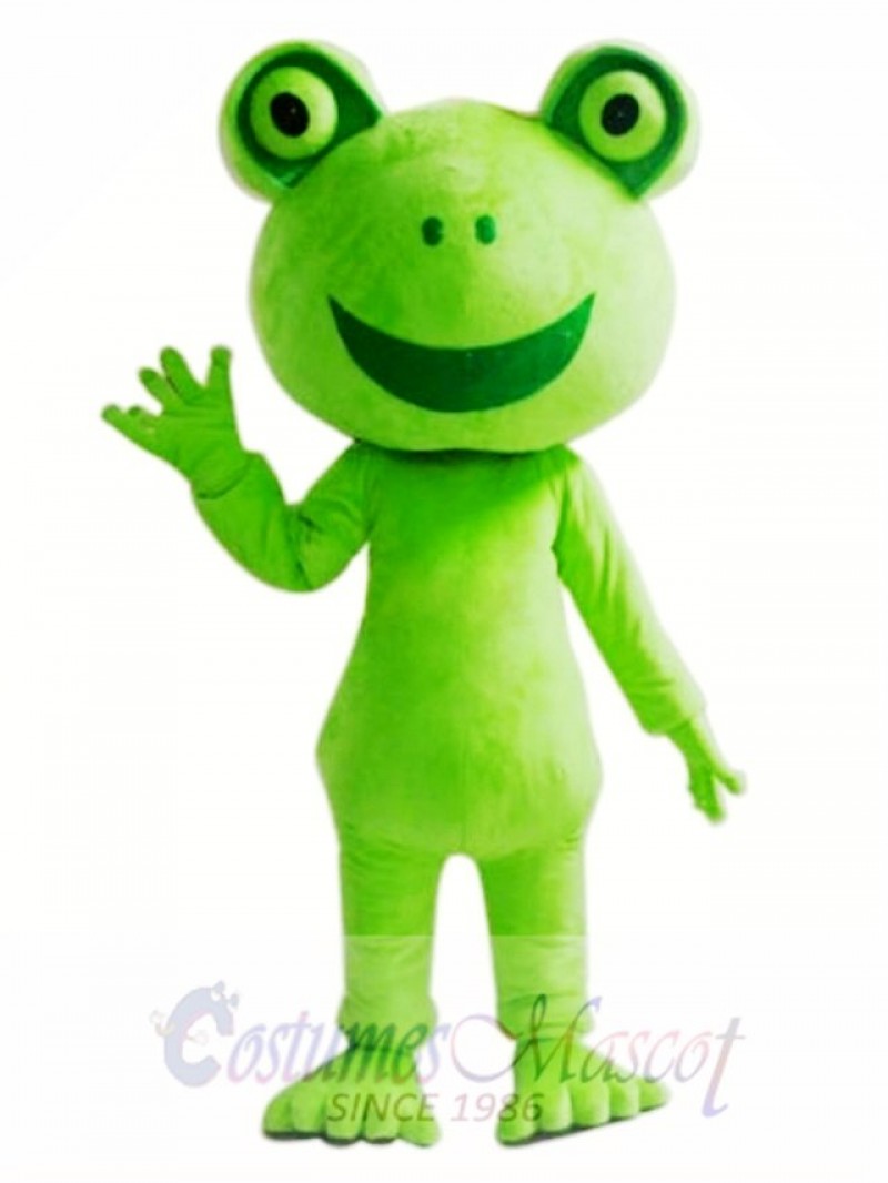 Green Frog Mascot Costume