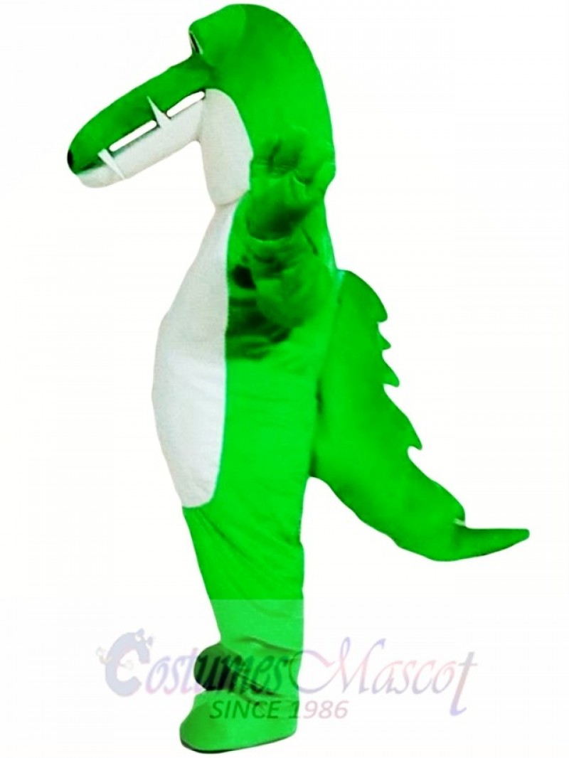 Green Crocodile Mascot Costume