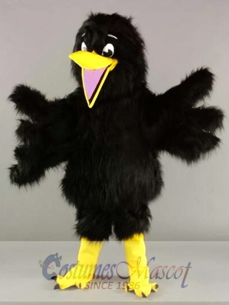 Black Bird Crow Mascot Costume