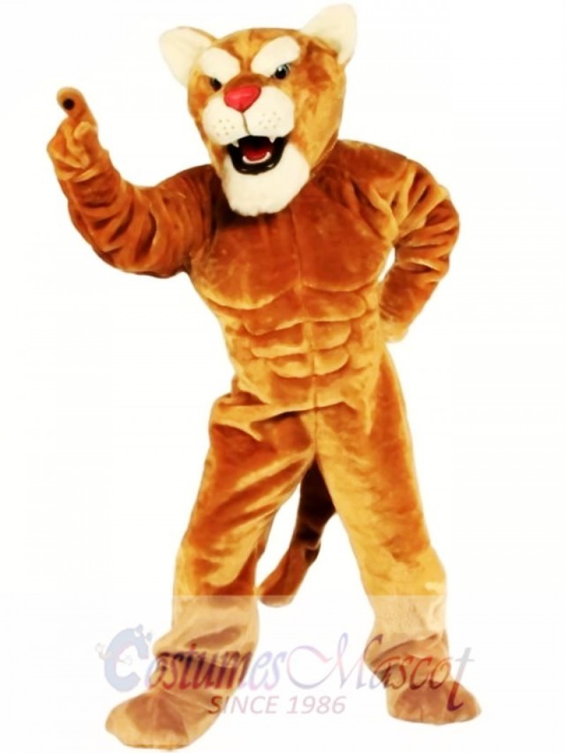 Cougar Power Cat Mascot Costume