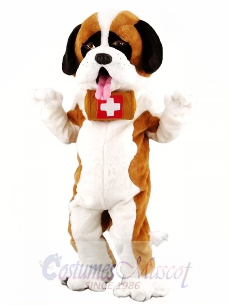 St. Bernard Dog Mascot Costume