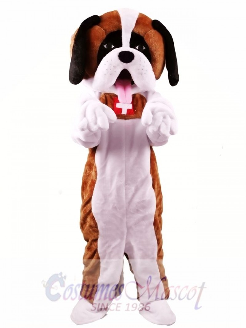 St. Bernard Dog Mascot Costume