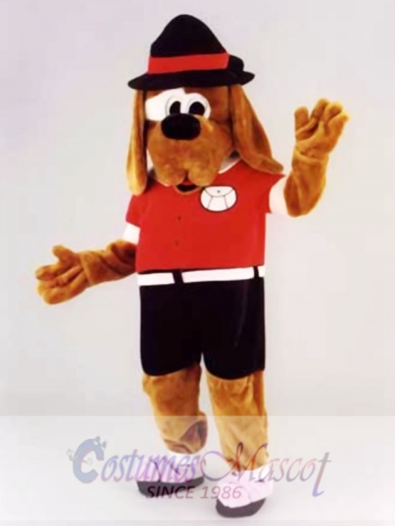 Coffee Dog Mascot Costume