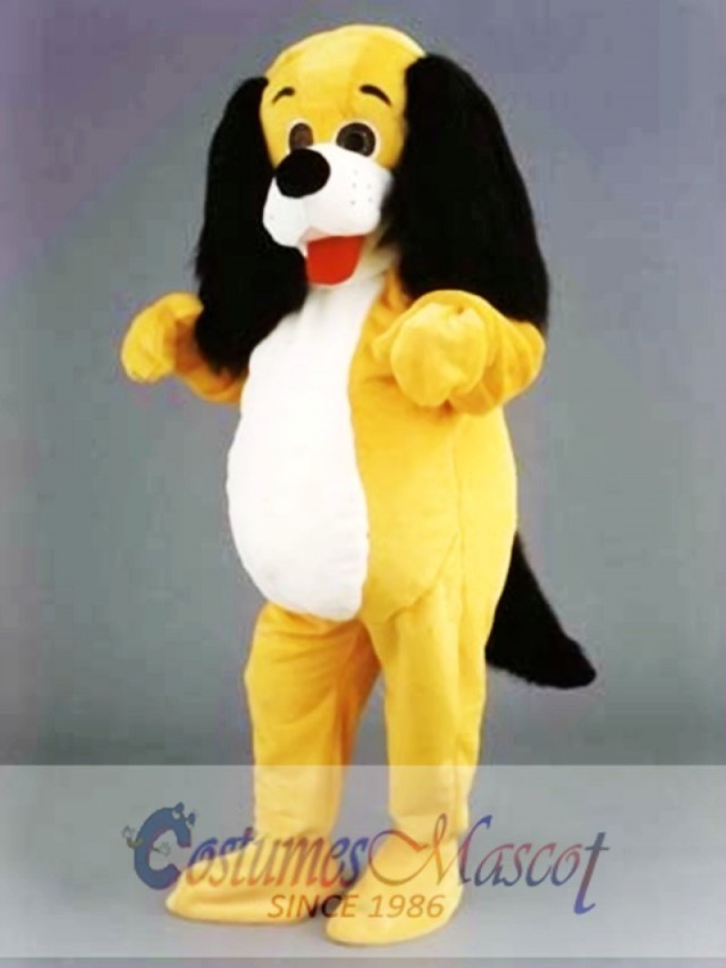 Yellow Dog Mascot Costume