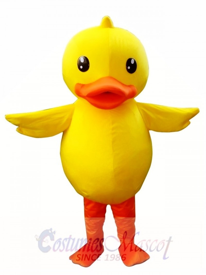 Yellow Duck Mascot Costume Adult Duck Mascot