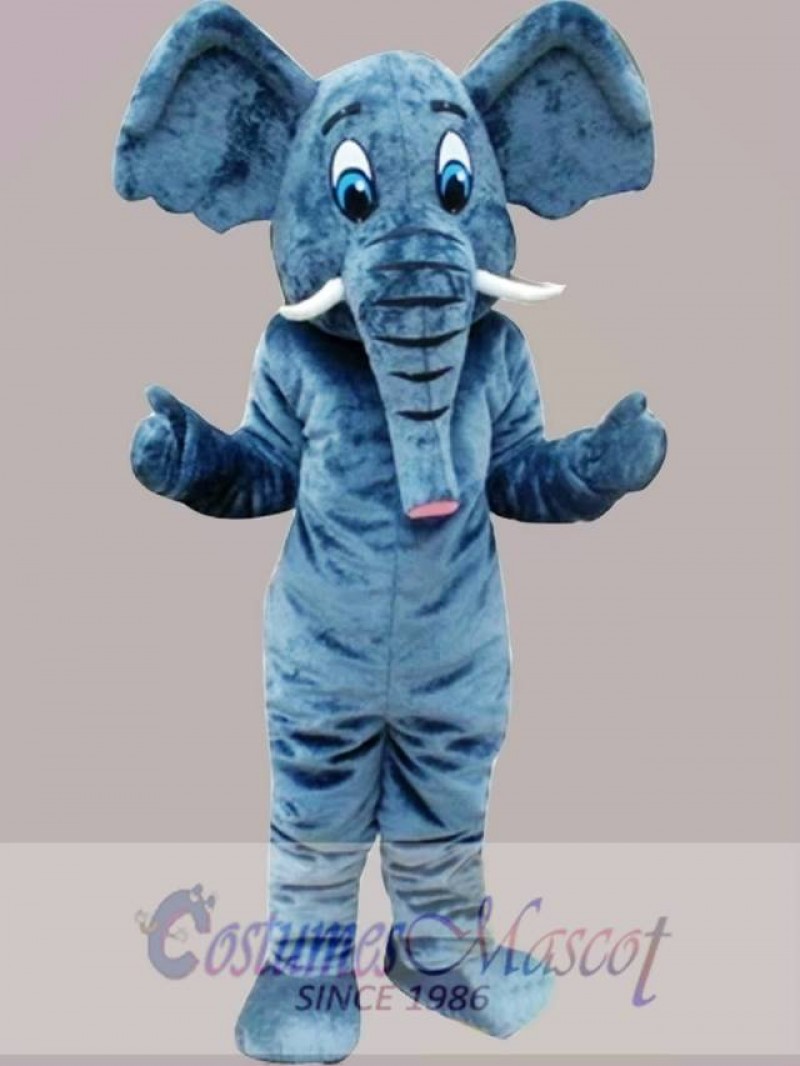 Elephant Mascot Costume Cartoon