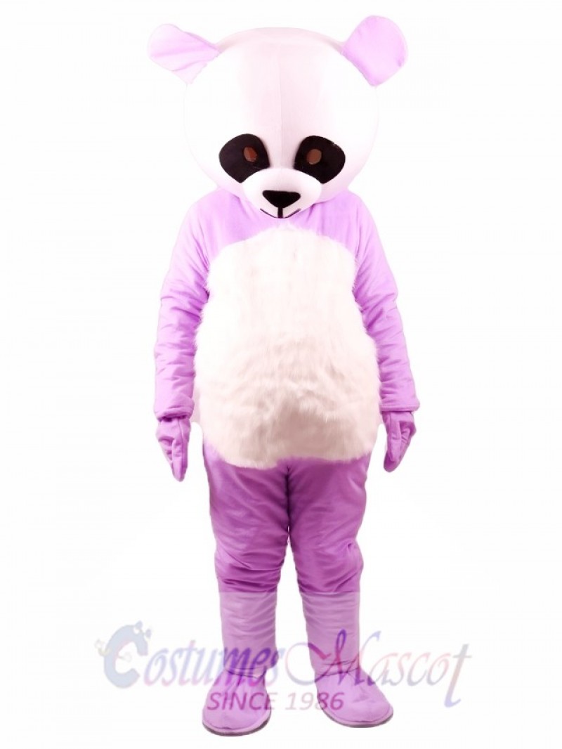 Chinese Purpe Giant Panda Mascot Costume