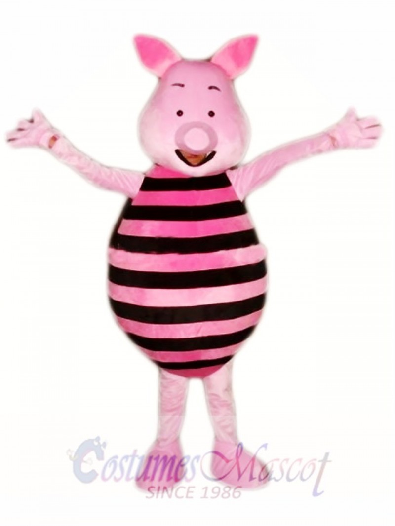 Pink Pig Mascot Costume