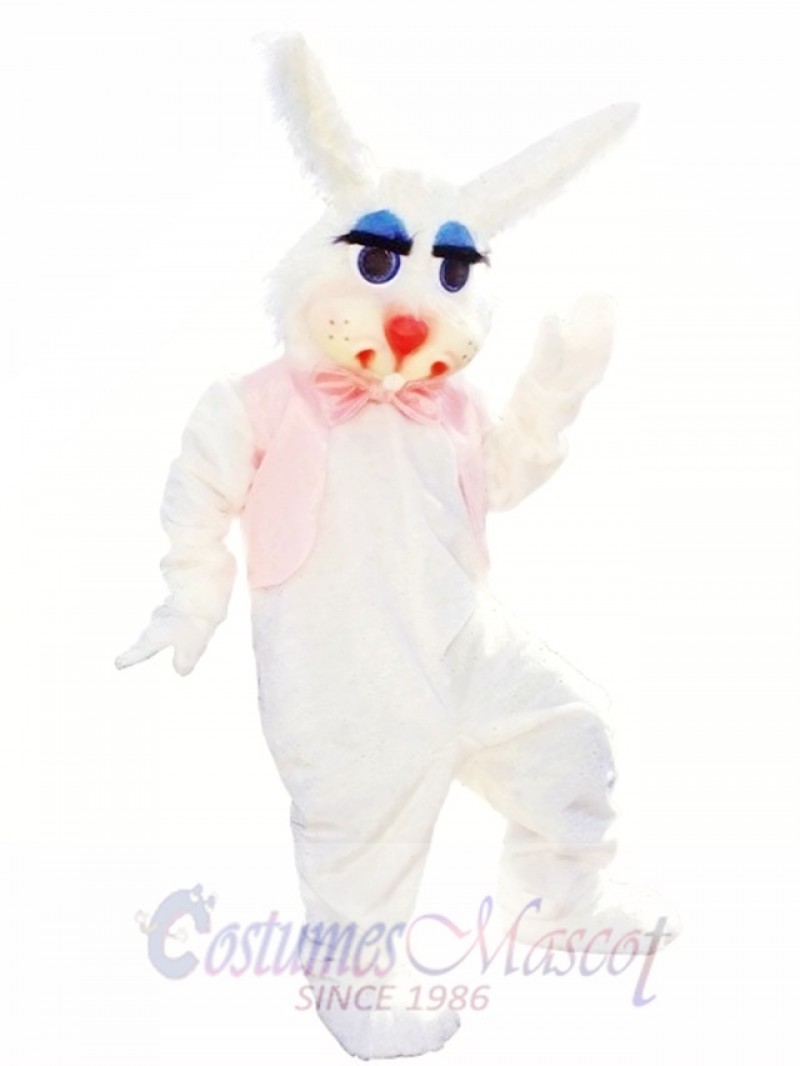 White Rabbit Easter Bunny Mascot Costume