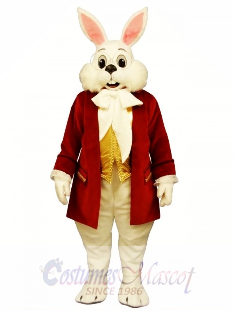 Wendell Red Rabbit Easter Bunny Mascot Costume