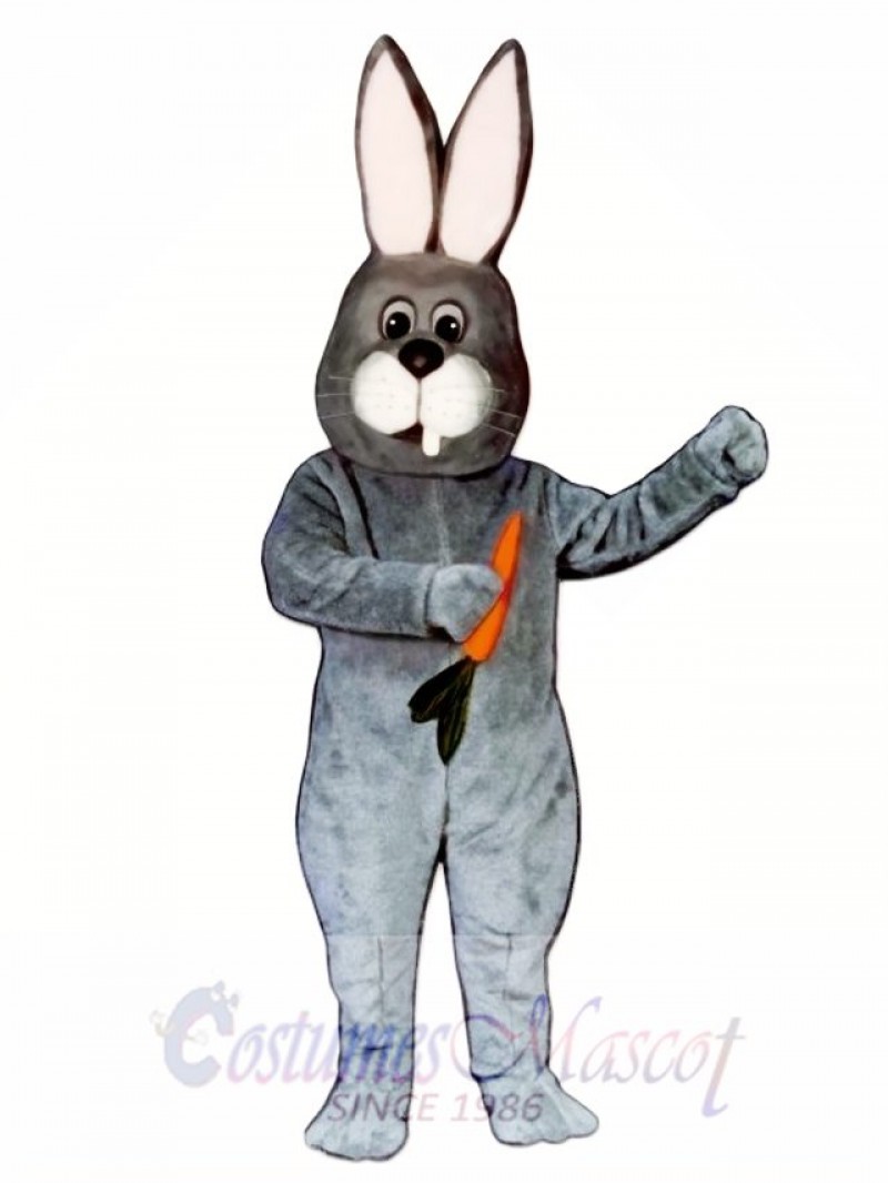 Toothless Rabbit Easter Bunny Mascot Costume