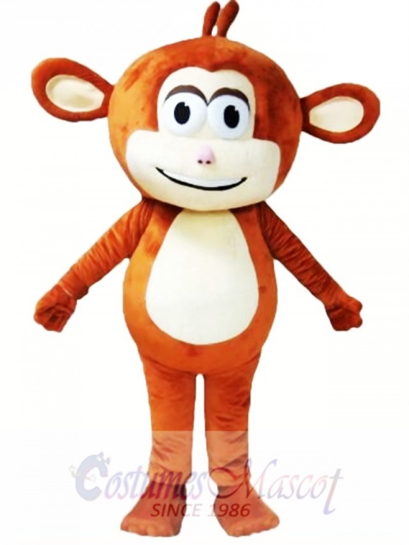 Brown Monkey Mascot Costume