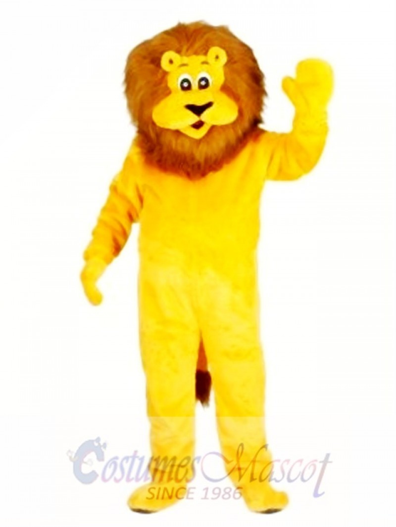 Lionel the Lion Mascot Adult Costume