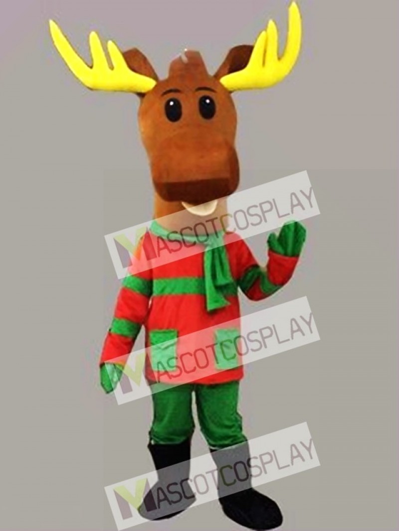 Lovely Christmas Deer Mascot Costume