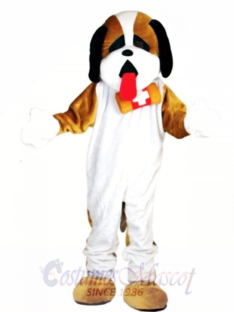 St Bernard Dog Mascot Costume