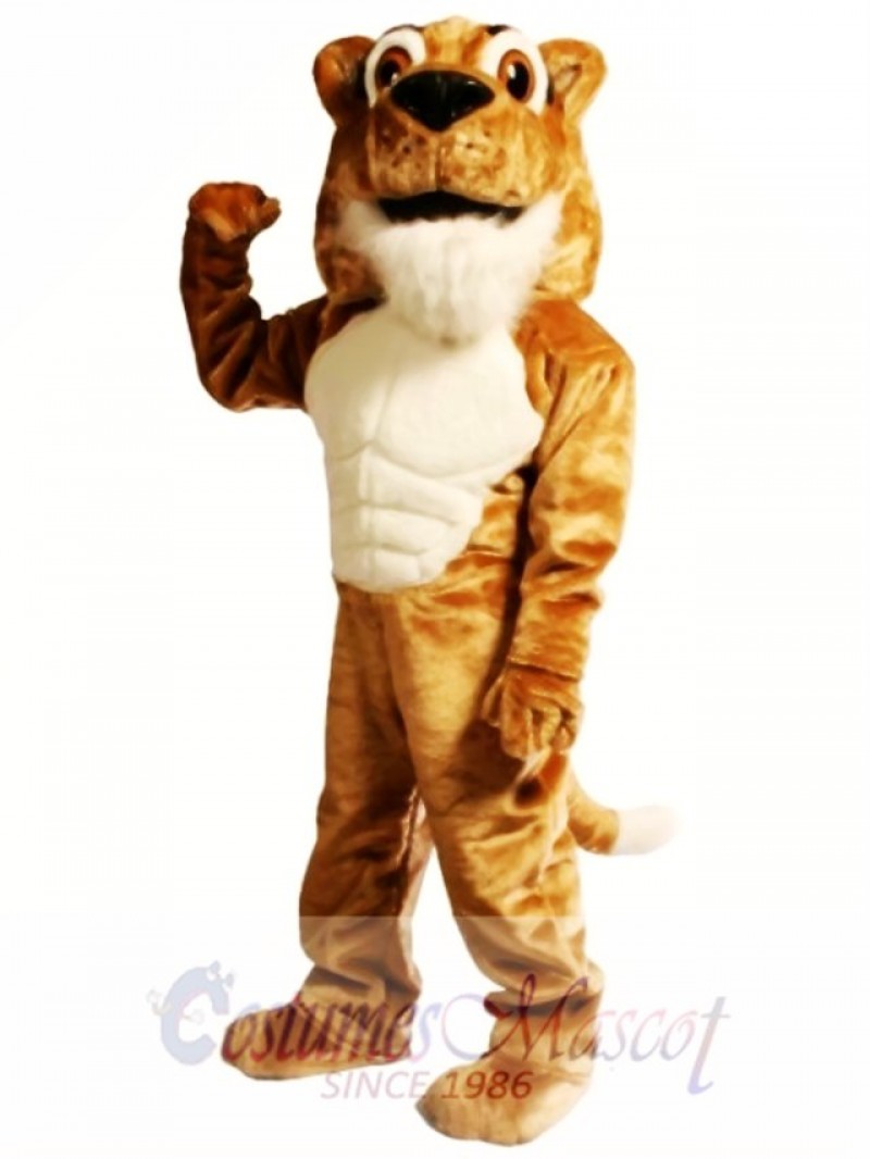 Corby Power Cat Cougar Mascot Costume