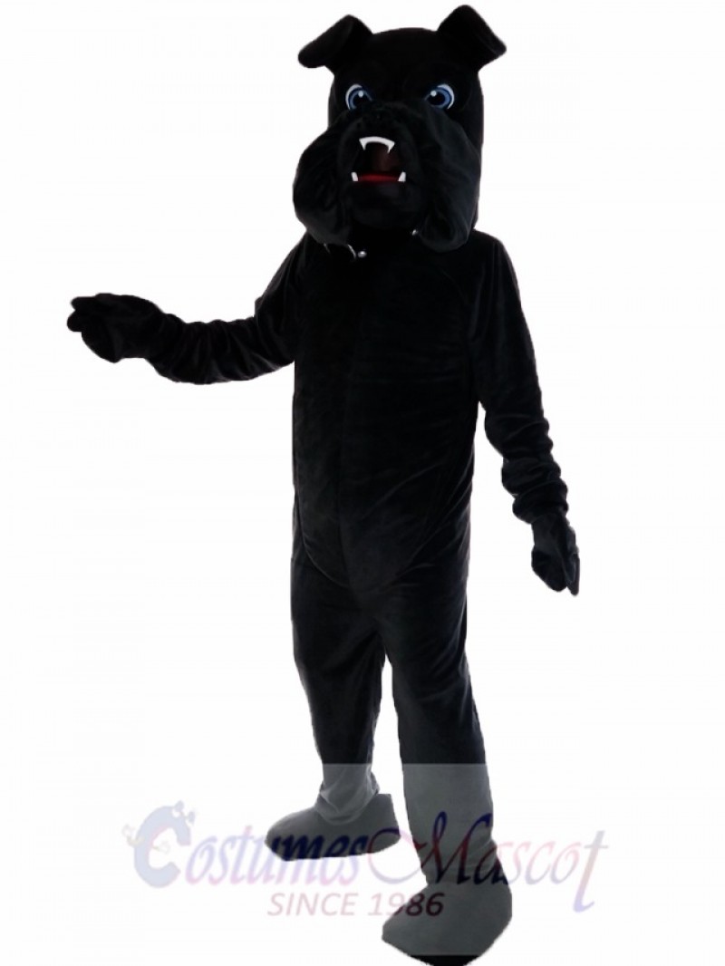 Black Bulldog Bull Dog Mascot Costume