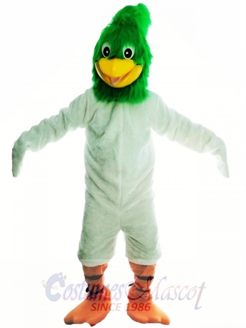 Green Roadrunner Mascot Costume