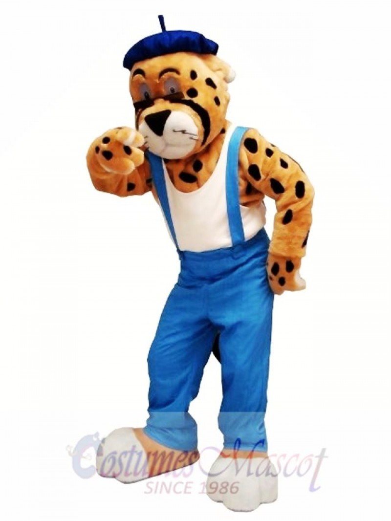 Leisurely Leopard Mascot Costume