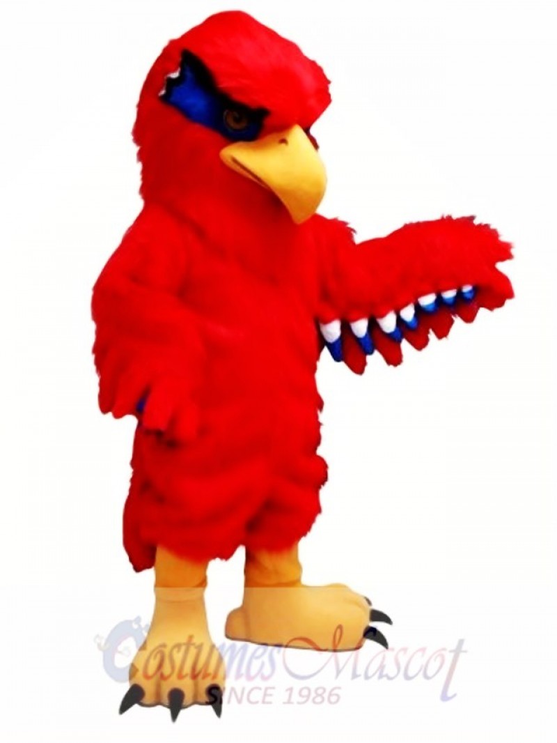 New Red Hawk Mascot Costume