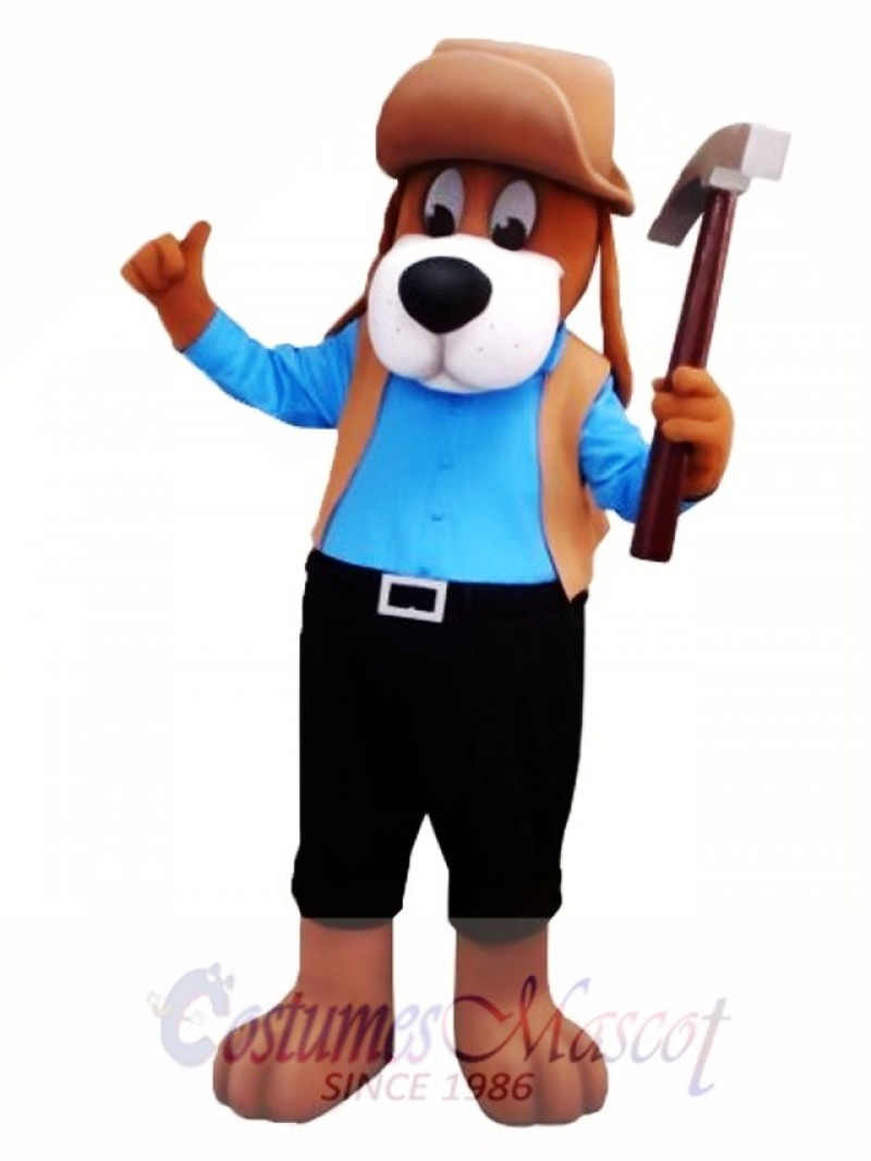 Worker Dog Mascot Costume