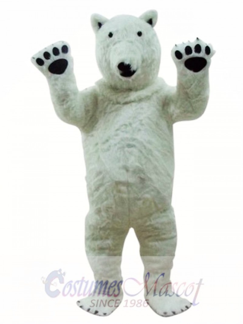 White Polar Bear Mascot Costume