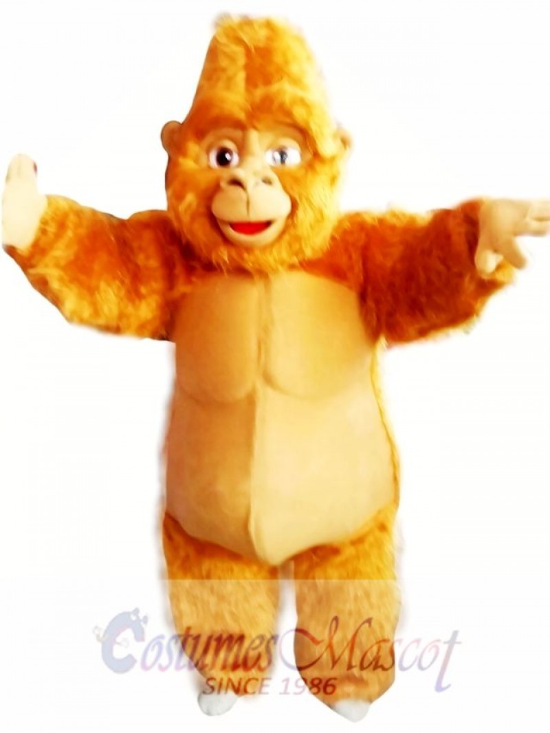 Brown Gorilla Mascot Costume Adult Costume